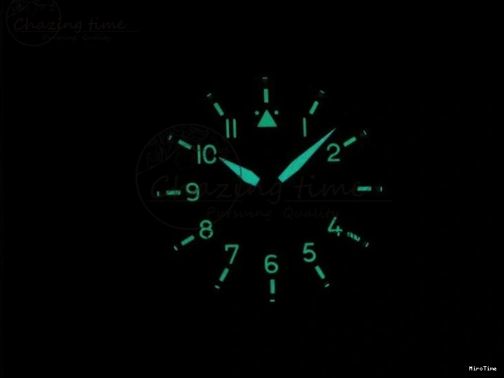 MIROTIME 0507 Mark XVIII IW327006 Titanium V7F 1:1 Best Edition Black Dial on Brown Leather Strap A Attractive 7080